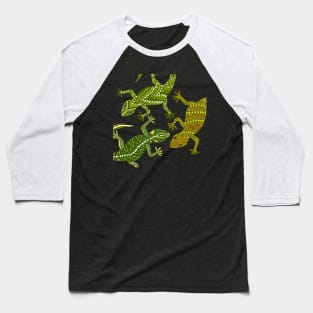 Gathering of Green Geckos Baseball T-Shirt